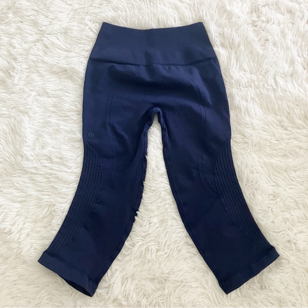 COPY - Lululemon Ebb And Flow Navy Leggings